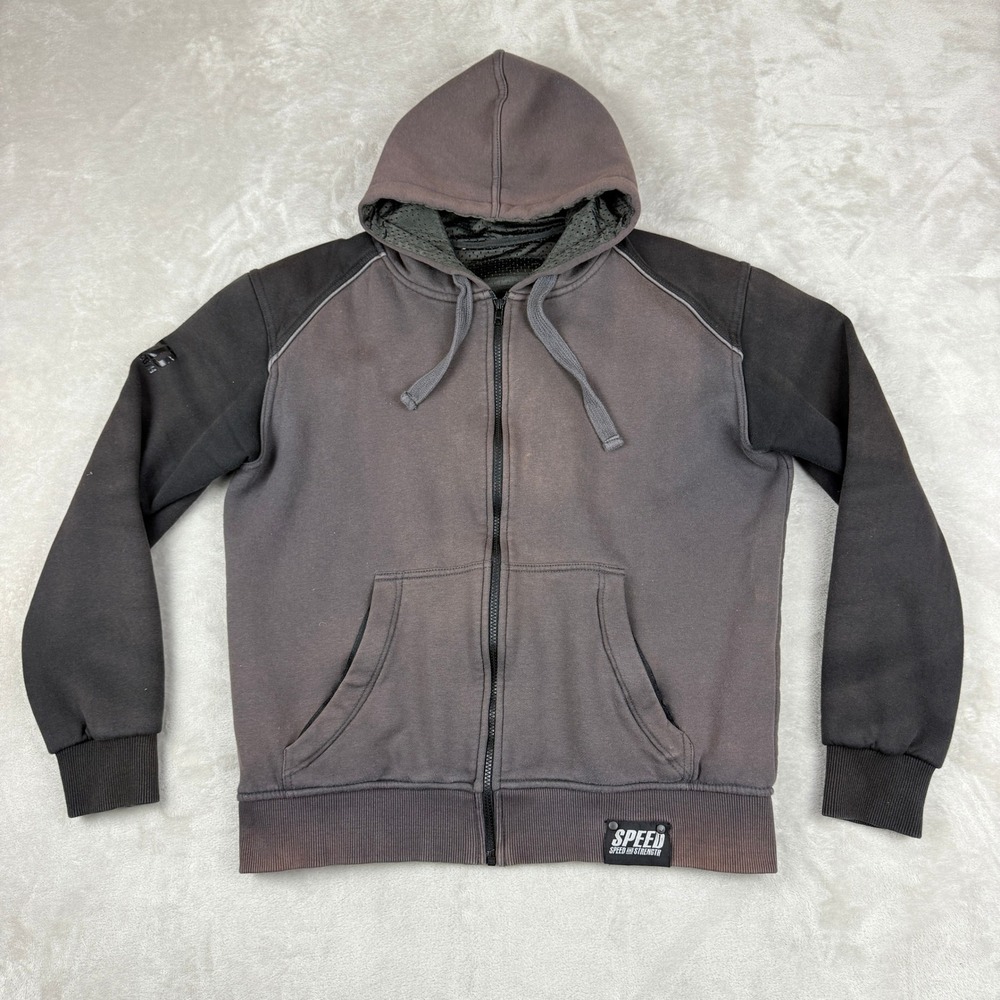 Speed and Strength Hoodie Men L Cruise Missile Motorcycle Biker Riding - No Pads